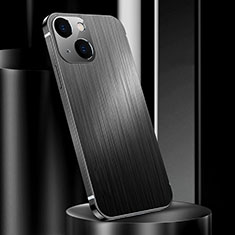 Luxury Aluminum Metal Cover Case for Apple iPhone 14 Black