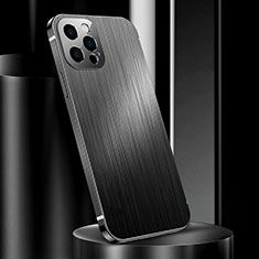 Luxury Aluminum Metal Cover Case for Apple iPhone 14 Pro Max Black