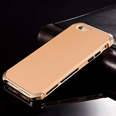 Luxury Aluminum Metal Cover Case for Apple iPhone 6 Plus Gold