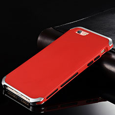 Luxury Aluminum Metal Cover Case for Apple iPhone 6S Plus Red