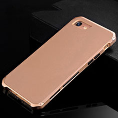 Luxury Aluminum Metal Cover Case for Apple iPhone 7 Gold
