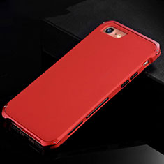 Luxury Aluminum Metal Cover Case for Apple iPhone 7 Red
