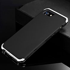 Luxury Aluminum Metal Cover Case for Apple iPhone 7 Silver and Black