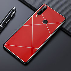 Luxury Aluminum Metal Cover Case for Huawei Enjoy 10 Plus Red