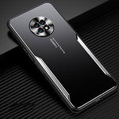 Luxury Aluminum Metal Cover Case for Huawei Enjoy 20 Plus 5G Silver