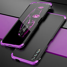 Luxury Aluminum Metal Cover Case for Huawei Honor 9X Pro Purple