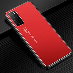 Luxury Aluminum Metal Cover Case for Huawei Honor Play4 5G Red