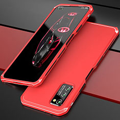 Luxury Aluminum Metal Cover Case for Huawei Honor View 30 5G Red