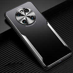 Luxury Aluminum Metal Cover Case for Huawei Mate 40E 4G Silver