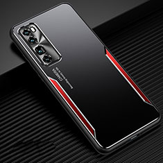 Luxury Aluminum Metal Cover Case for Huawei Nova 7 Pro 5G Red
