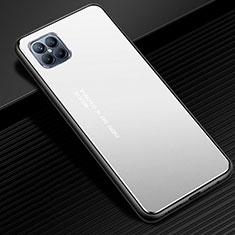 Luxury Aluminum Metal Cover Case for Huawei Nova 8 SE 5G Silver
