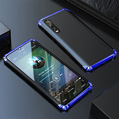 Luxury Aluminum Metal Cover Case for Huawei P20 Pro Blue