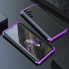 Luxury Aluminum Metal Cover Case for Huawei P30 Pro New Edition Purple