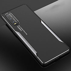 Luxury Aluminum Metal Cover Case for Oppo Find X2 Silver