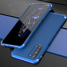 Luxury Aluminum Metal Cover Case for Oppo K7 5G Blue