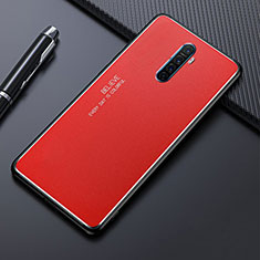 Luxury Aluminum Metal Cover Case for Oppo Reno Ace Red