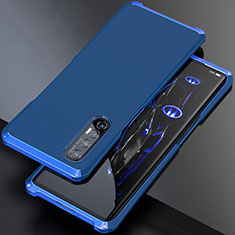 Luxury Aluminum Metal Cover Case for Oppo Reno3 Pro Blue