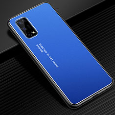 Luxury Aluminum Metal Cover Case for Realme Q2 Pro 5G Blue