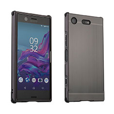 Luxury Aluminum Metal Cover Case for Sony Xperia XZ1 Compact Gray