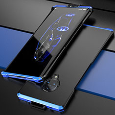 Luxury Aluminum Metal Cover Case for Vivo Nex 3S Blue and Black