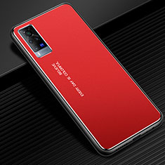 Luxury Aluminum Metal Cover Case for Vivo X60 Pro 5G Red