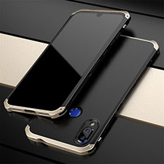 Luxury Aluminum Metal Cover Case for Xiaomi Redmi Note 7 Gold and Black