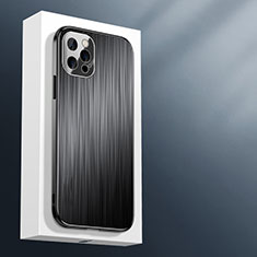 Luxury Aluminum Metal Cover Case M01 for Apple iPhone 13 Pro Max Black