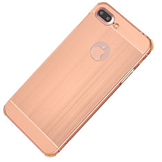Luxury Aluminum Metal Cover Case M01 for Apple iPhone 7 Plus Rose Gold