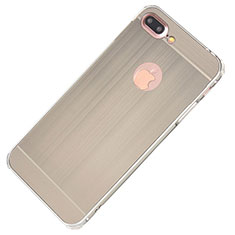 Luxury Aluminum Metal Cover Case M01 for Apple iPhone 7 Plus Silver