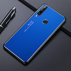 Luxury Aluminum Metal Cover Case M01 for Huawei Enjoy 10 Plus Blue