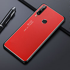 Luxury Aluminum Metal Cover Case M01 for Huawei Enjoy 10 Plus Red