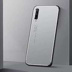Luxury Aluminum Metal Cover Case M01 for Huawei Y9s Silver