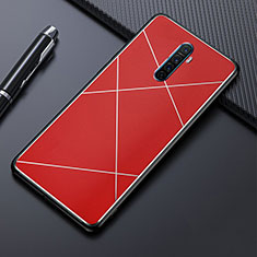 Luxury Aluminum Metal Cover Case M01 for Oppo Reno Ace Red