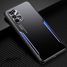 Luxury Aluminum Metal Cover Case M01 for Realme X7 Pro 5G Blue