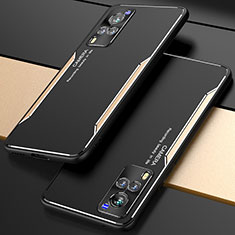 Luxury Aluminum Metal Cover Case M01 for Vivo X60T 5G Gold