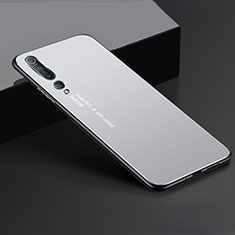 Luxury Aluminum Metal Cover Case M01 for Xiaomi Mi 10 Silver