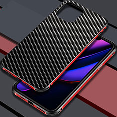 Luxury Aluminum Metal Cover Case M02 for Apple iPhone 11 Pro Max Red