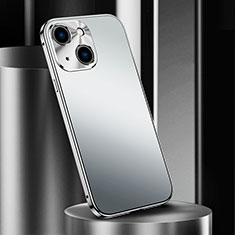 Luxury Aluminum Metal Cover Case M02 for Apple iPhone 13 Mini Silver
