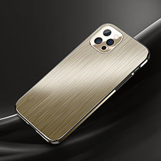 Luxury Aluminum Metal Cover Case M02 for Apple iPhone 13 Pro Gold