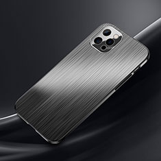Luxury Aluminum Metal Cover Case M02 for Apple iPhone 14 Pro Black