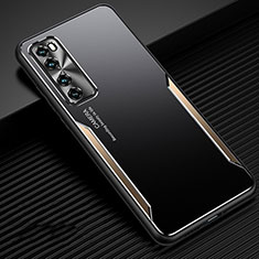 Luxury Aluminum Metal Cover Case M02 for Huawei Nova 7 5G Gold