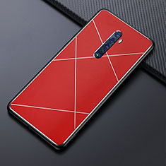 Luxury Aluminum Metal Cover Case M02 for Oppo Reno2 Red