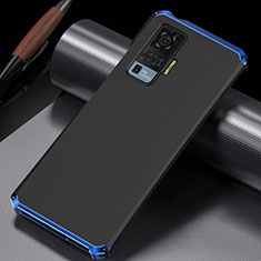 Luxury Aluminum Metal Cover Case M02 for Vivo X50 Pro 5G Blue and Black