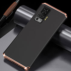 Luxury Aluminum Metal Cover Case M02 for Vivo X50 Pro 5G Gold and Black