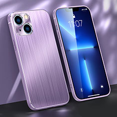 Luxury Aluminum Metal Cover Case M03 for Apple iPhone 13 Mini Purple