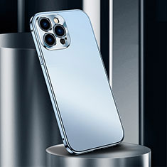 Luxury Aluminum Metal Cover Case M03 for Apple iPhone 13 Pro Blue