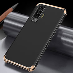 Luxury Aluminum Metal Cover Case M03 for Vivo X50 5G Gold and Black