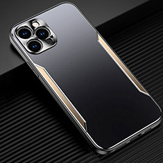 Luxury Aluminum Metal Cover Case M05 for Apple iPhone 13 Pro Gold