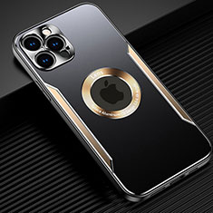 Luxury Aluminum Metal Cover Case M07 for Apple iPhone 15 Pro Gold