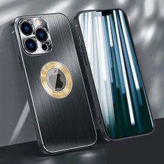 Luxury Aluminum Metal Cover Case M08 for Apple iPhone 13 Pro Max Black